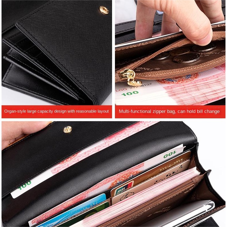 Ví Da Dài Đa Năng Chất Lượng Cao Thời Trang Cho Nữ