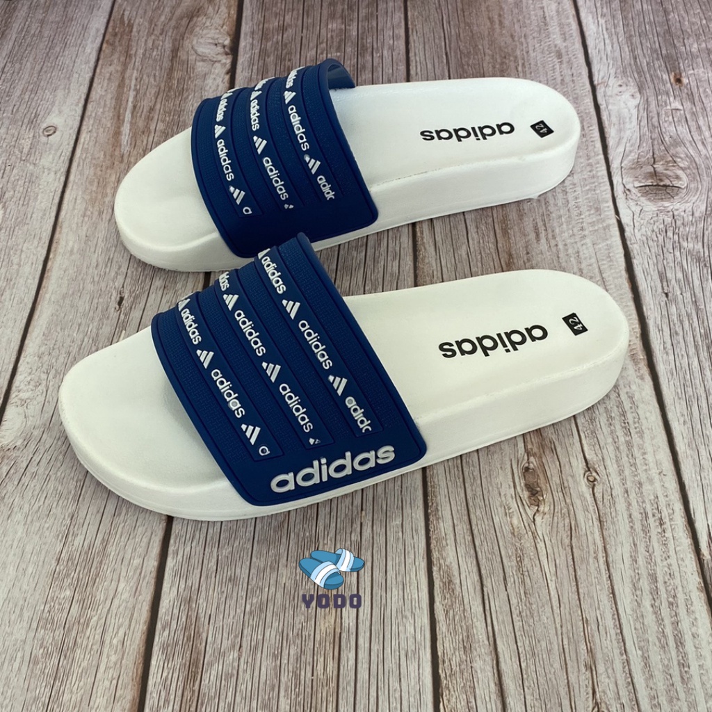 Dép 𝐀𝐝𝐢𝐝𝐚𝐬 Quai chữ ADIDA - Dép Quai Ngang nam nữ đế cao su êm chân bền chắc thời trang