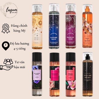 Xịt thơm bodymist cơ thể BathandBodyworks 03 mùi mới