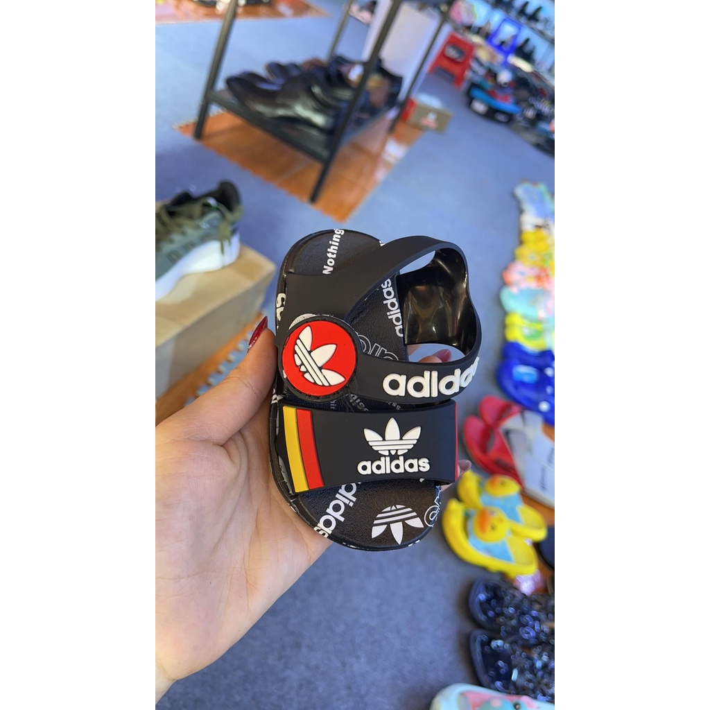 [Ảnh thật] Sandanl adidas nhí da cao su mềm cho bé trai