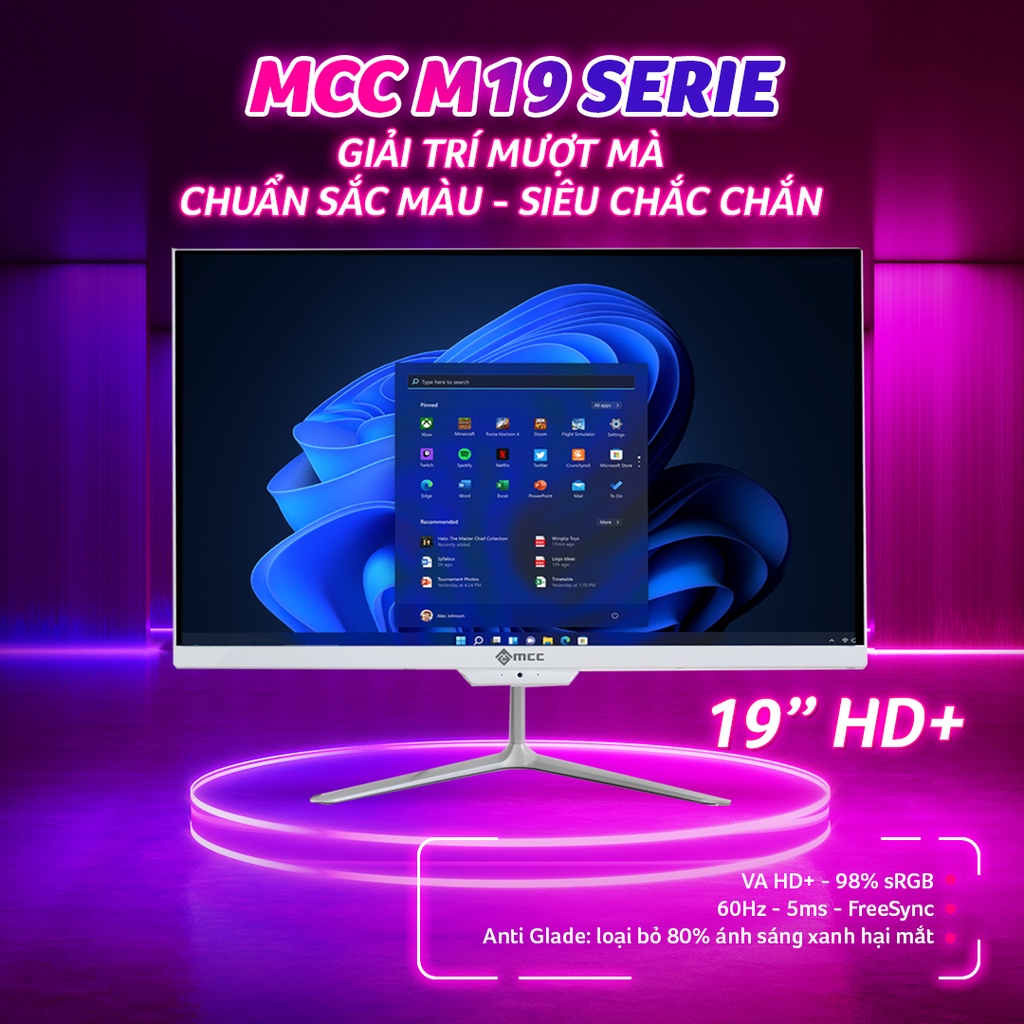 Máy tính All In One MCC 3341P19 CPU Core i3 Processor, 4GB, 120GB SSD, WIFI, 19" HD - BH chính hãng 24 tháng | BigBuy360 - bigbuy360.vn