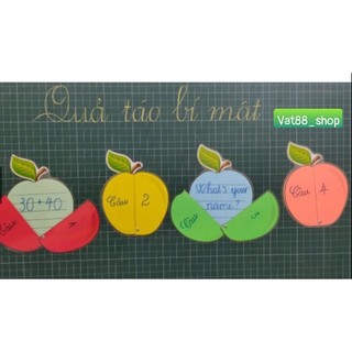 Set 6 Quả táo Bí mật đồ dùng giáo cụ dạy học*