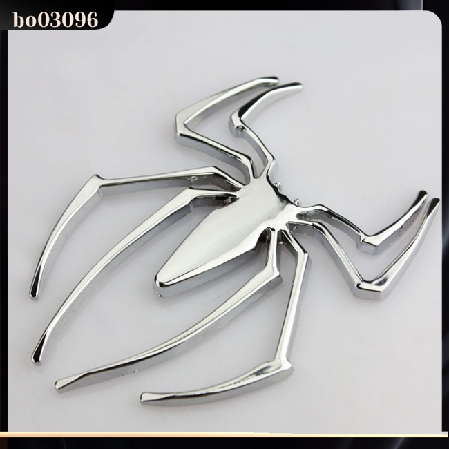 FENDER Decal Dán Xe Hơi Hình Người Nhện 3D Bằng Kim Loại