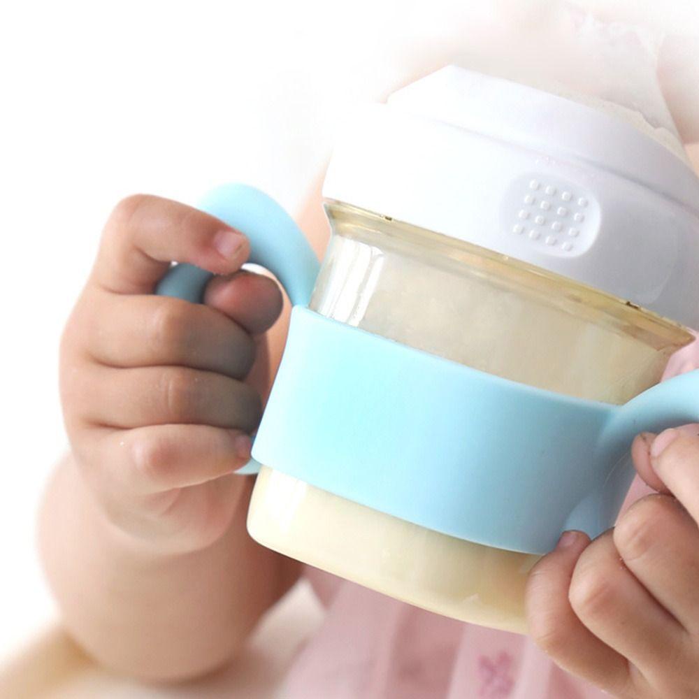 Set 1 Bình Sữa Em Bé Hegen Mềm Mại Có Tay Cầm Hình Thiên Thần An Toàn