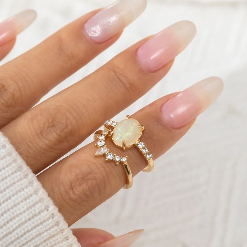 Bộ Nhẫn Đeo Khớp Ngón Tay Phong Cách Vintage Đơn Giản Cho Nữ