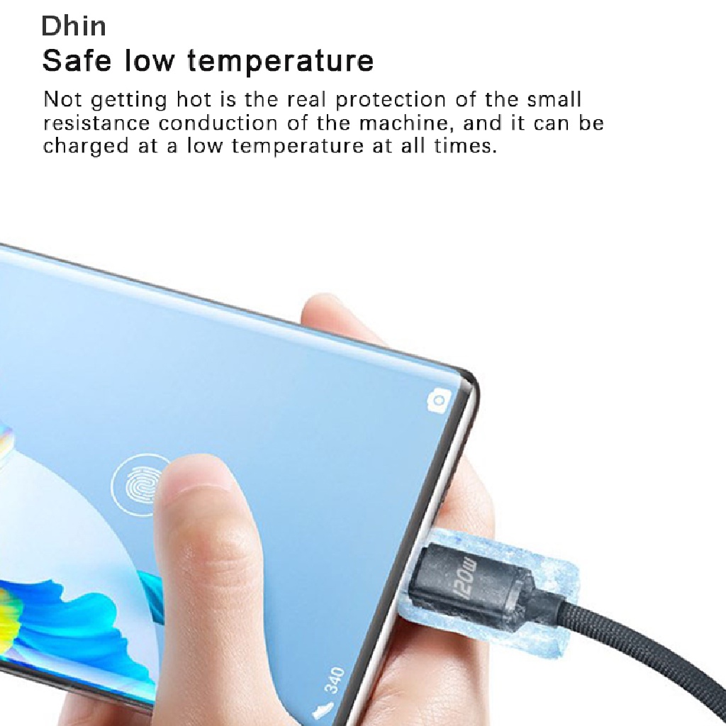 Dây Cáp Sạc Nhanh USB Type C 6A 120W Chất Lượng Cao
