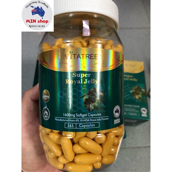 Viên uống sữa ong chúa -vitatree super royal jelly
