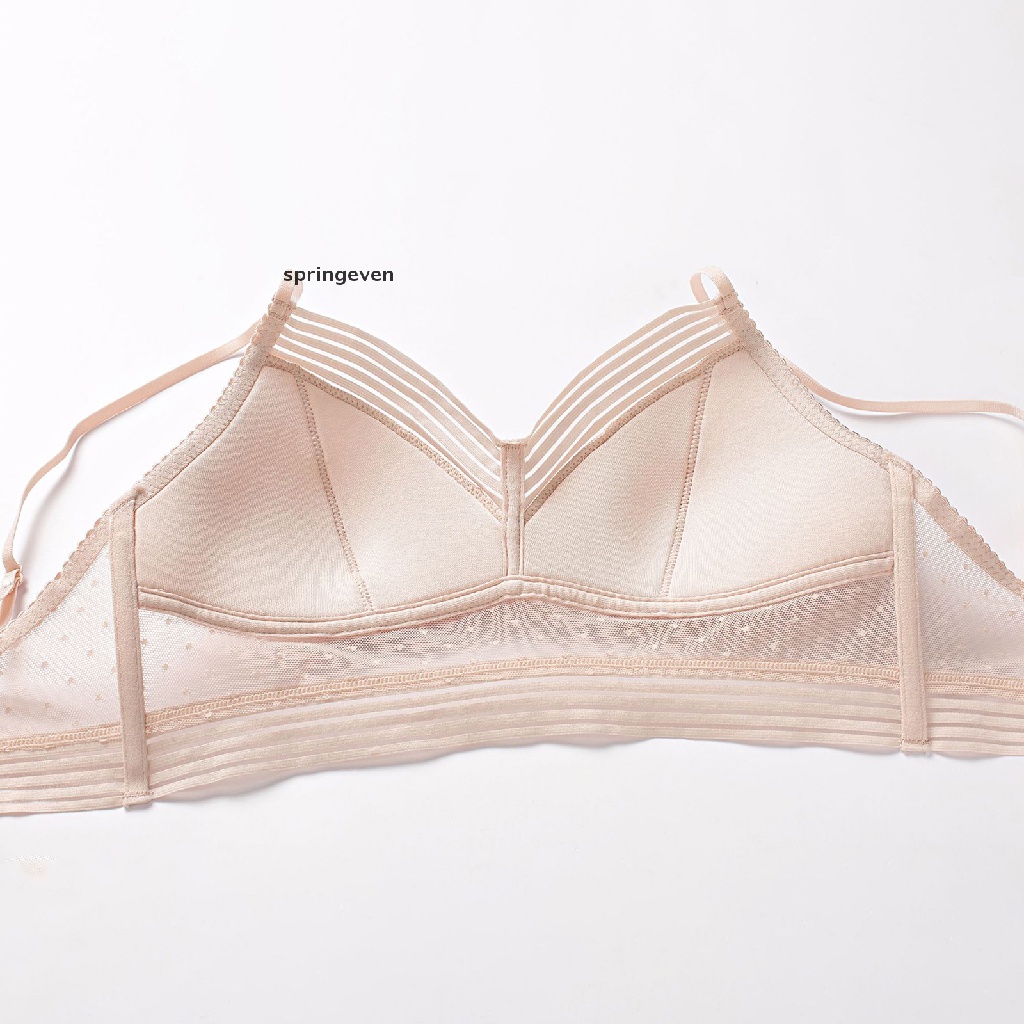 Áo Lót Nâng Ngực Chữ U Lưng Thấp Không Gọng Phối Ren Hoa Duyên Dáng