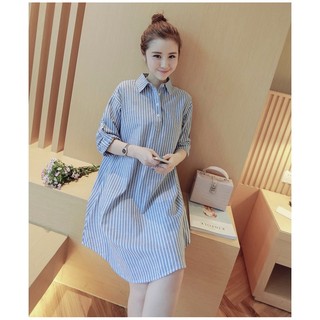 Đầm suông cổ sơ mi Haint Boutique