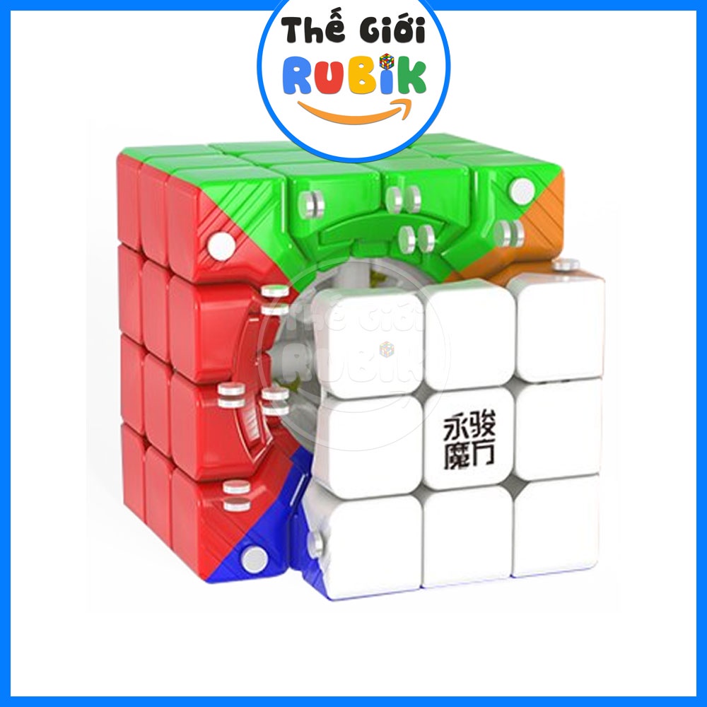 Rubik 4x4 Nam Châm YJ YuSu v2 M 4x4x4 Magnetic Cube Có Nam Châm | Thế Giới Rubik