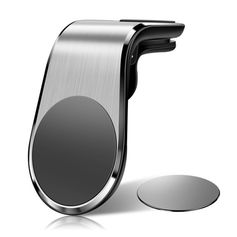 Giá Đỡ Điện Thoại Từ Tính Với Đế Kim Loại Gắn Trên Lưới Thông Hơi Phù Hợp Với Mọi Điện Thoại