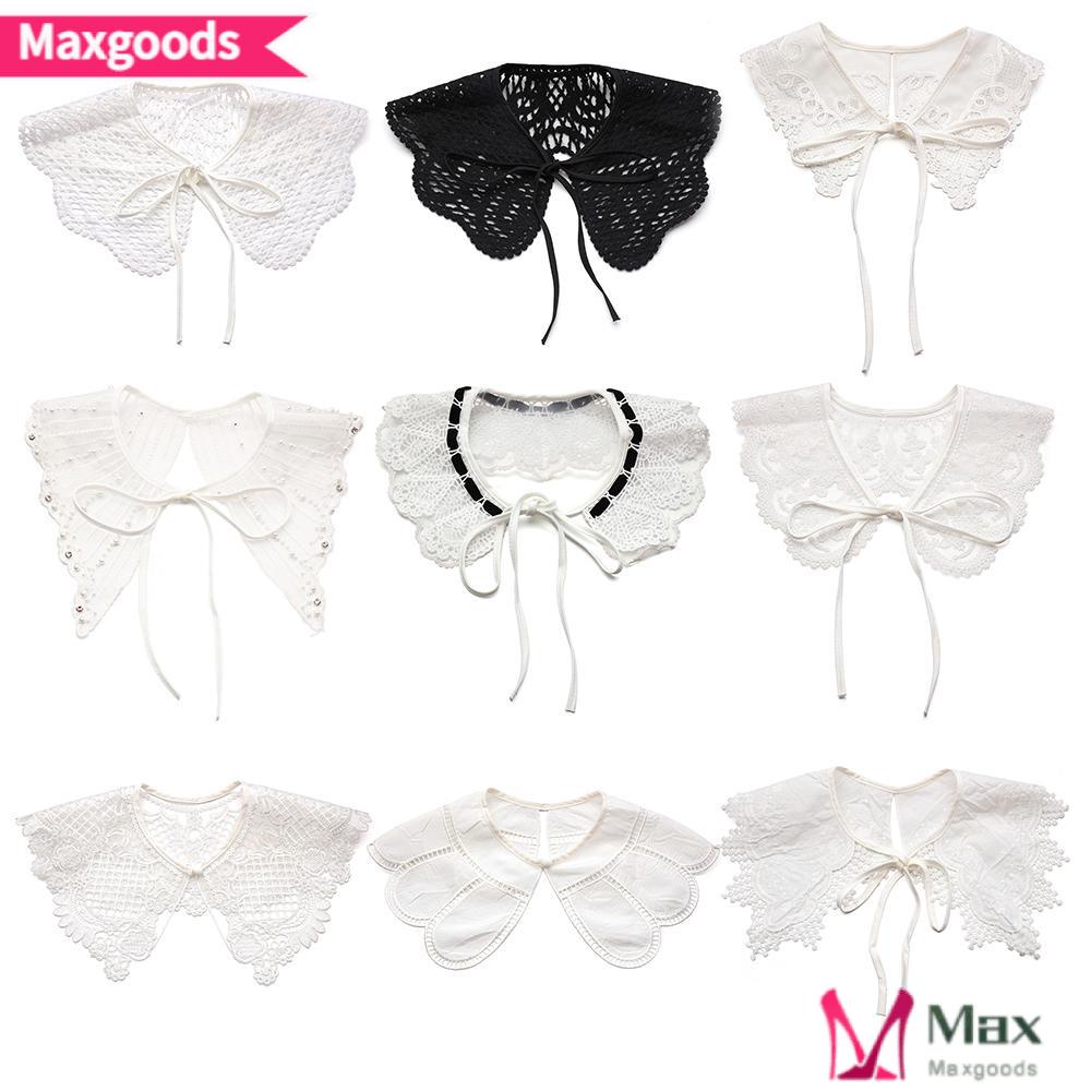 Cổ Áo Sơ Mi Giả Thêu Ren Có Thể Tháo Rời Thời Trang