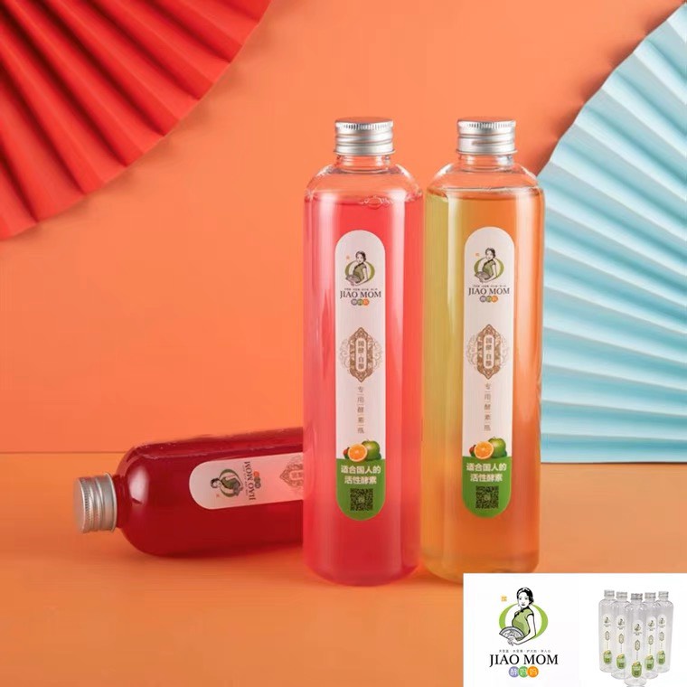 Chai nhựa cao cấp 500ml của JIao Mom, đựng enzyme