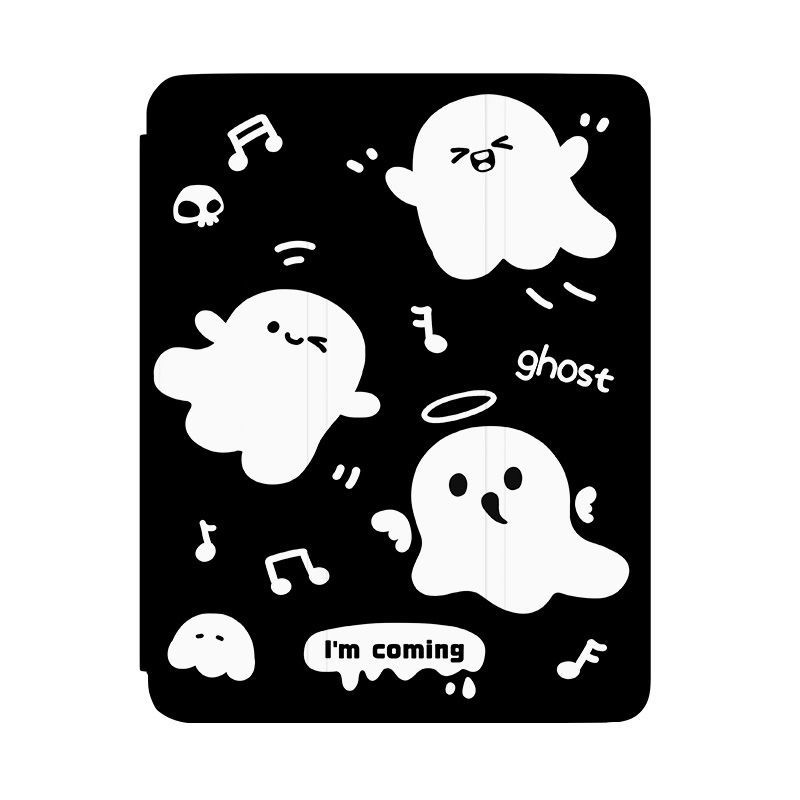 Ốp Máy Tính Bảng Mềm Hình Ma Vui Nhộn Có Khe Đựng Bút Cho iPad Gen10 Air4 / Air5 Gen7 / 8 / 9 Pro11 "Pro12.9" 2022 mini6