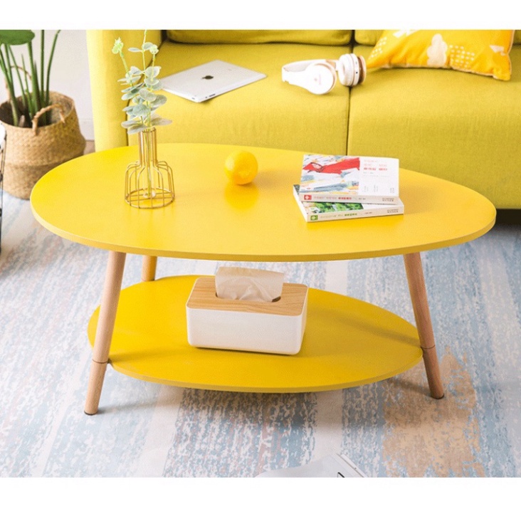 Bàn trà hình trứng ngồi sofa - GP55 / GP56