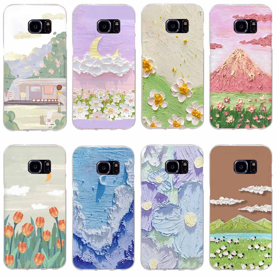 Ốp Lưng Silicone Mềm Nhiều Họa Tiết Dễ Thương Cho Samsung Galaxy S4 S5 S7 S7 Edge