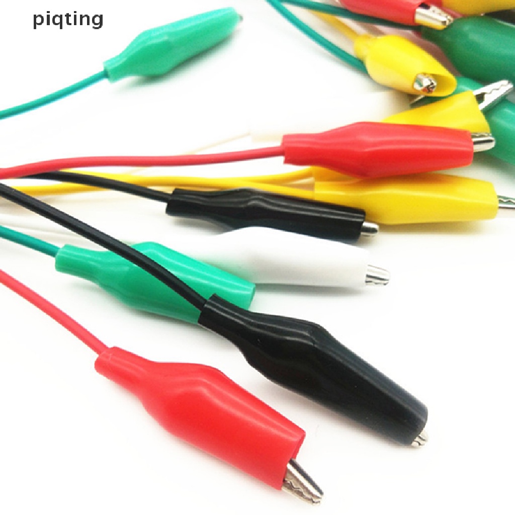Set 10 Dây Kẹp Cá Sấu Thử Điện Hai Đầu Kẹp Cá Sấu DIY