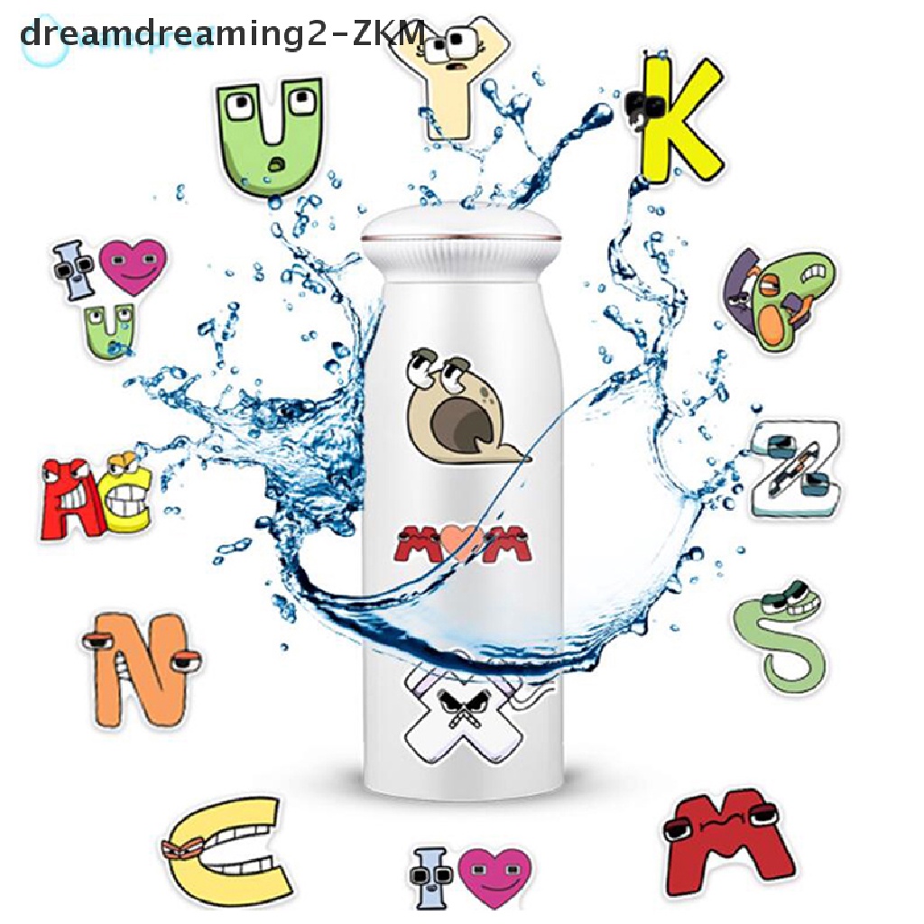 Bộ 50 Miếng Dán Hình Chữ Cái Alphabet A-Z Giáo Dục Cho Bé