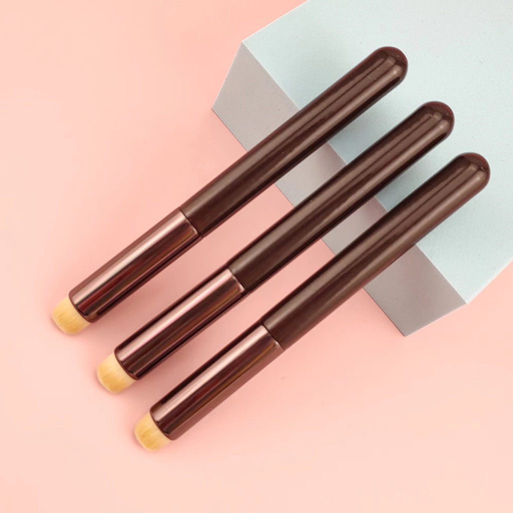 Cọ Tô Son Môi Đầu Tròn Không Nhòe Dễ Vệ Sinh Cho Nữ