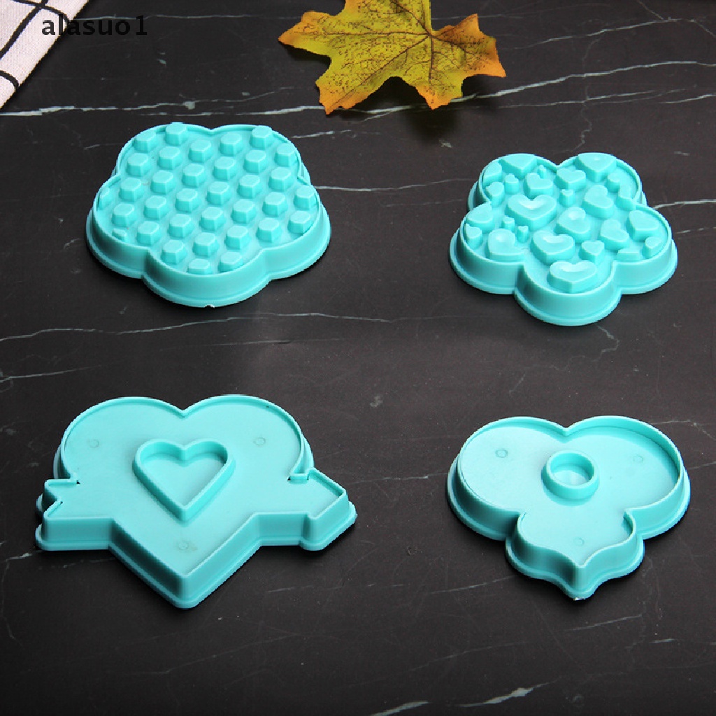 Set 4 Khuôn Làm Bánh Quy Hình Trái Tim Mũi Tên Tình Yêu / Trái Tim / alasuo1