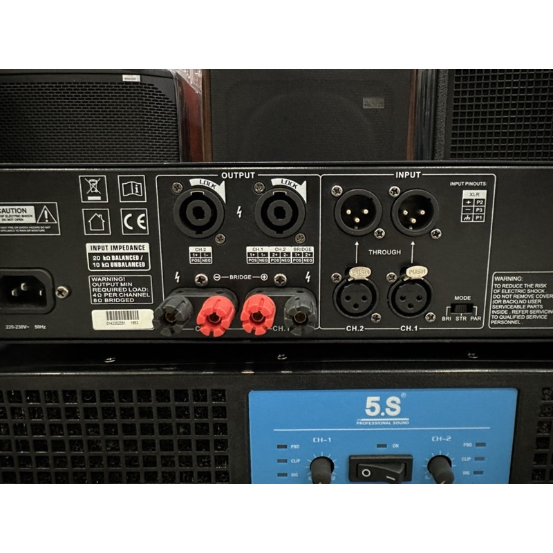 Main công suất 2 kênh 5S BL-650A, hàng bãi đẹp