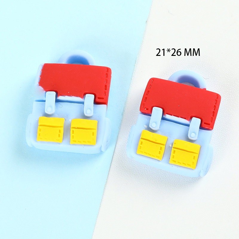 Charm slime - Charm dụng cụ học tập balo, giấy nhớ, bút chì