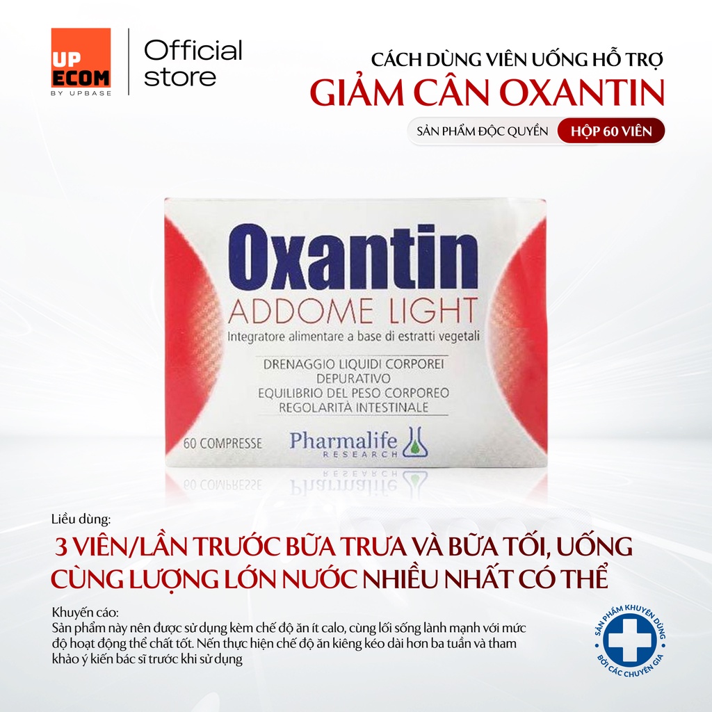 Viên uống giúp tăng cường chuyển hóa chất béo Oxantin Pharmalife - Giúp cân bằng hệ vi sinh đường ruột, giảm tích tụ mỡ