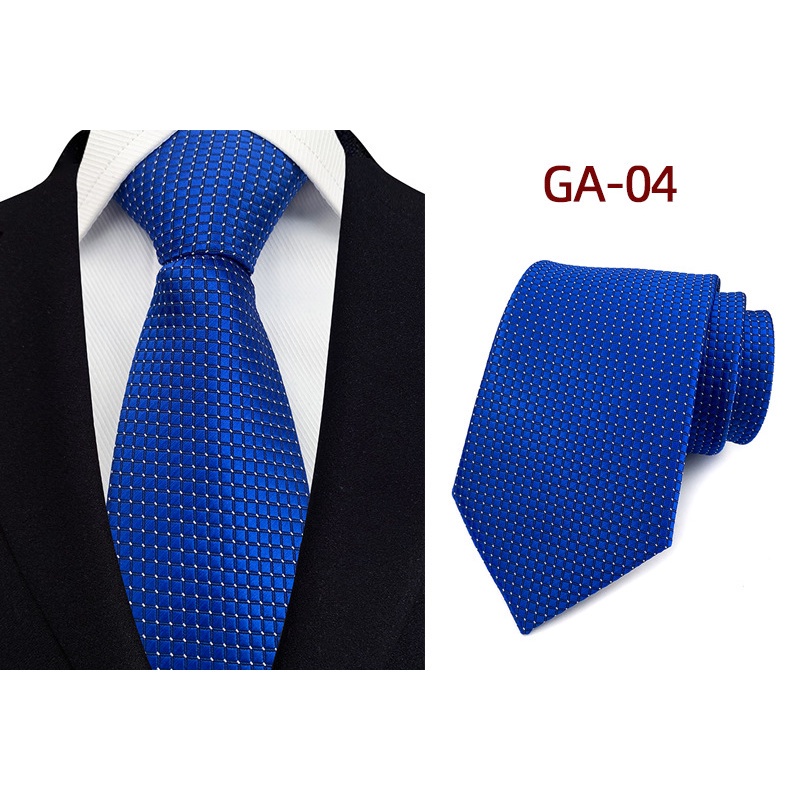 Cà vạt EFAN phần rộng nhất 8cm họa tiết chấm bi tùy chọn màu sắc