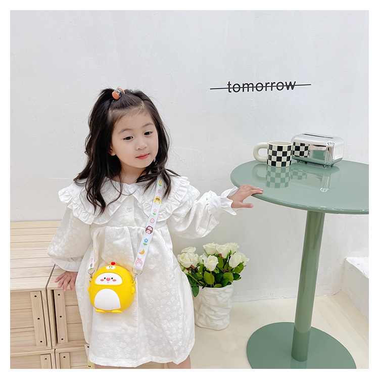 Dây Đeo Túi Xách Bằng Silicon Họa Tiết Hoạt Hình Thời Trang Có Thể Điều Chỉnh