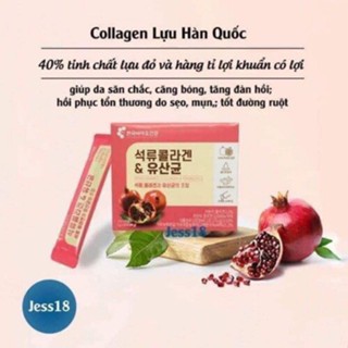 Lẻ 1 gói Bột Collagen Uống Lựu Đỏ Bio Cell Hàn Quốc Siêu Hot