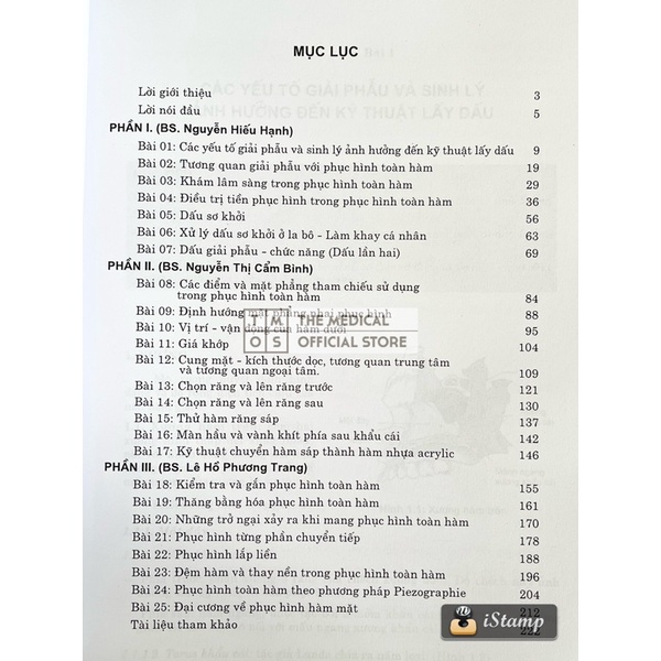 Sách - Phục Hình Răng Tháo Lắp Toàn Hàm Tmos