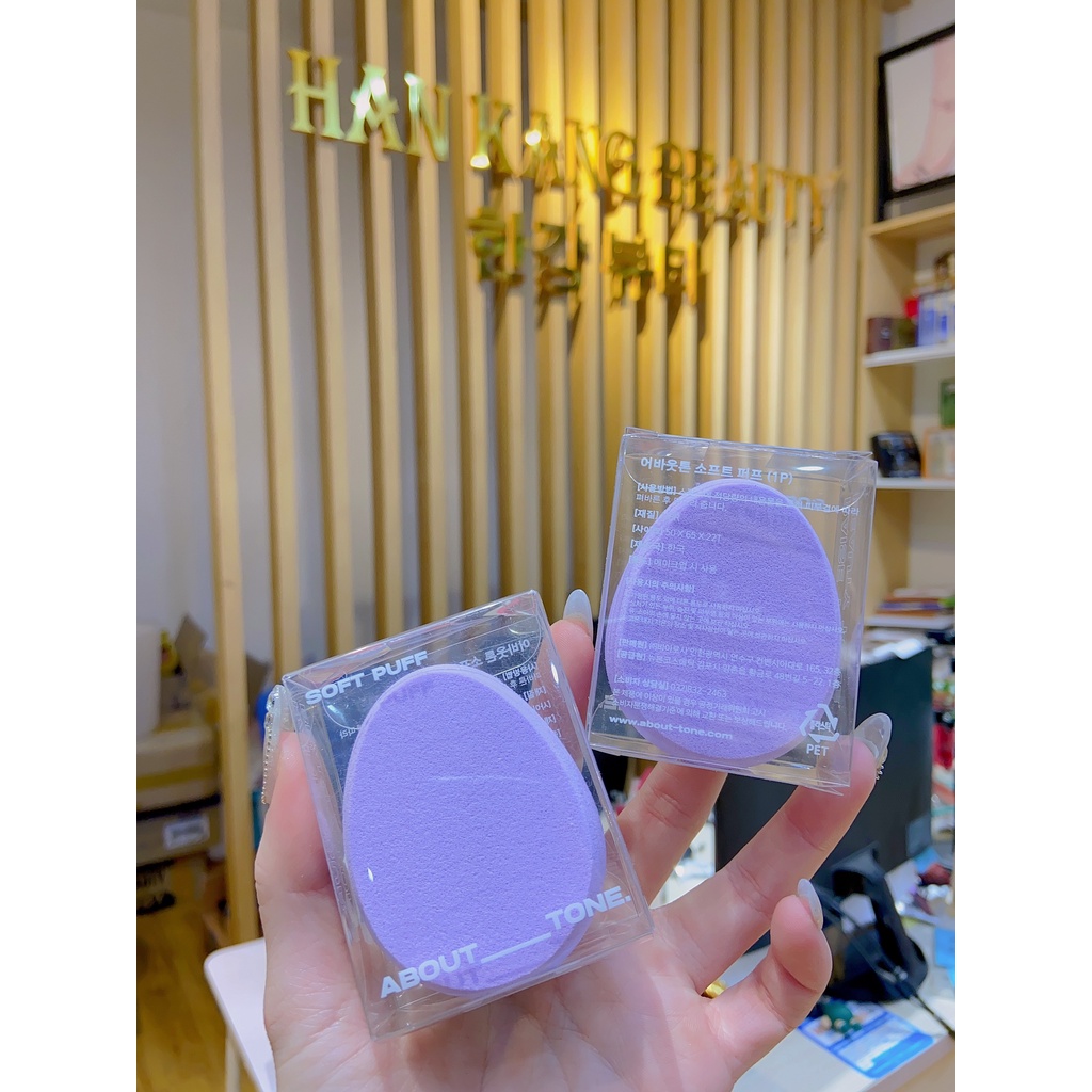 Mút Tán Nền EGLIPS About Tone Soft Puff Tím