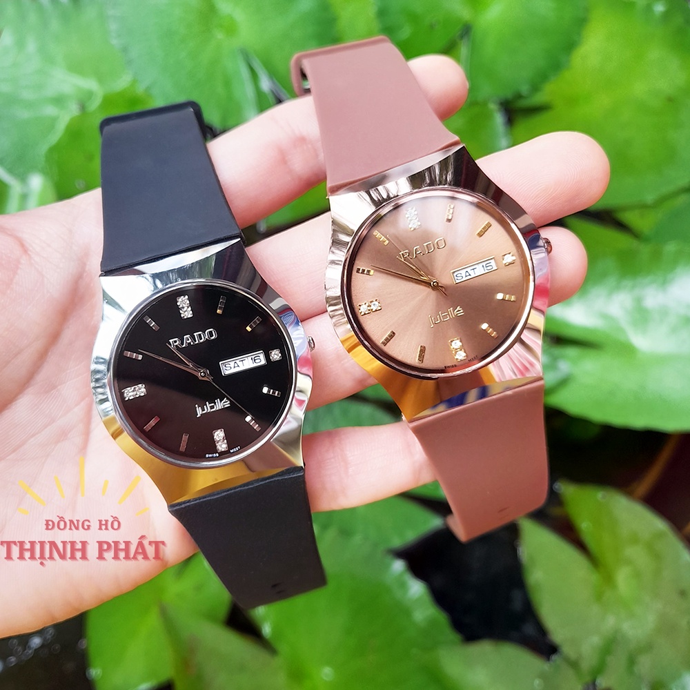 Đồng Hồ RD Nam Nữ Dây Silicon Siêu Bền Kính Sapphire Chống Nước