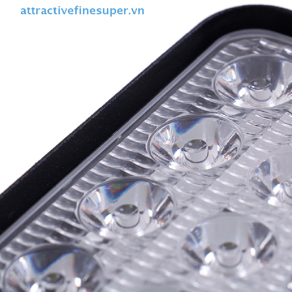 Đèn LED Vuông 4 Inch 48W 12V 24V Cho Xe Tải Áo Khoác Thời Trang Trẻ Trung Cá Tính