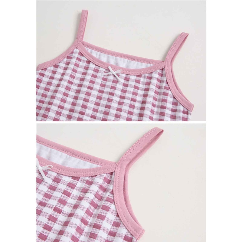 Bộ 4 Áo Tank Top Thể Thao Thoải Mái Thời Trang Mùa Xuân Cho Bé Gái