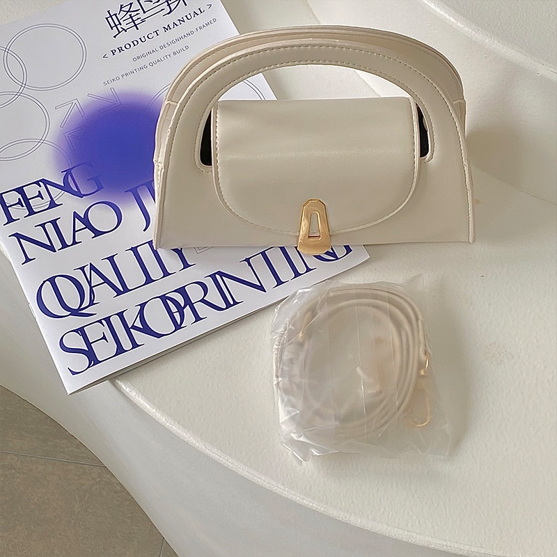 Túi Xách Đeo Chéo Có Khóa Phong Cách Hàn Quốc Cổ Điển Thời Trang Cho Nữ