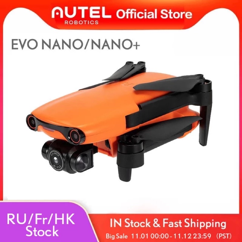 Flycam Autel Evo Nano - Autel Nano plus - tặng 32G - gimbal 3 trục Camera 4K nét - Cảm biến va chạm - Max 10km - Bh 12T