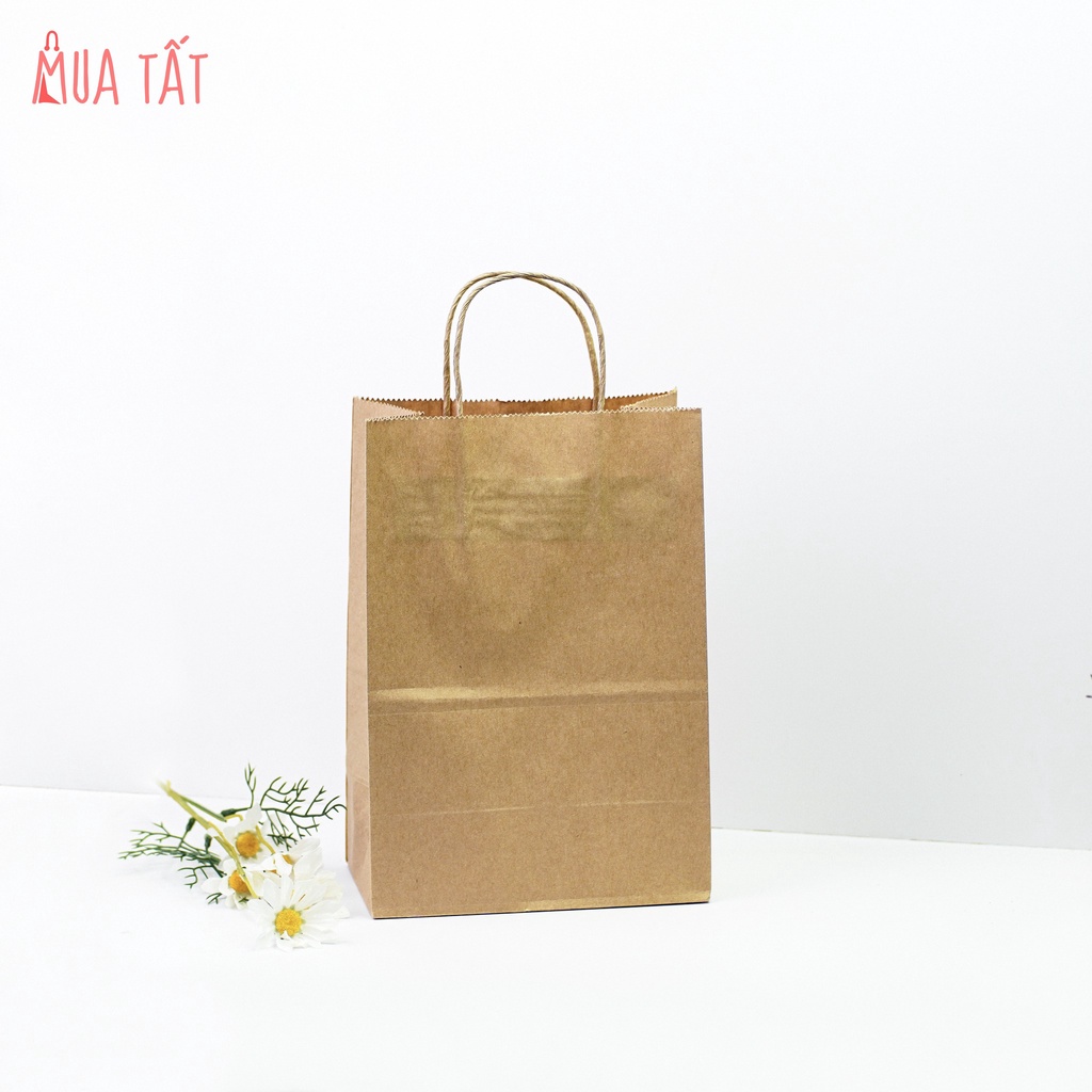 Túi giấy, túi quà kraft thô đơn giản Mua Tất