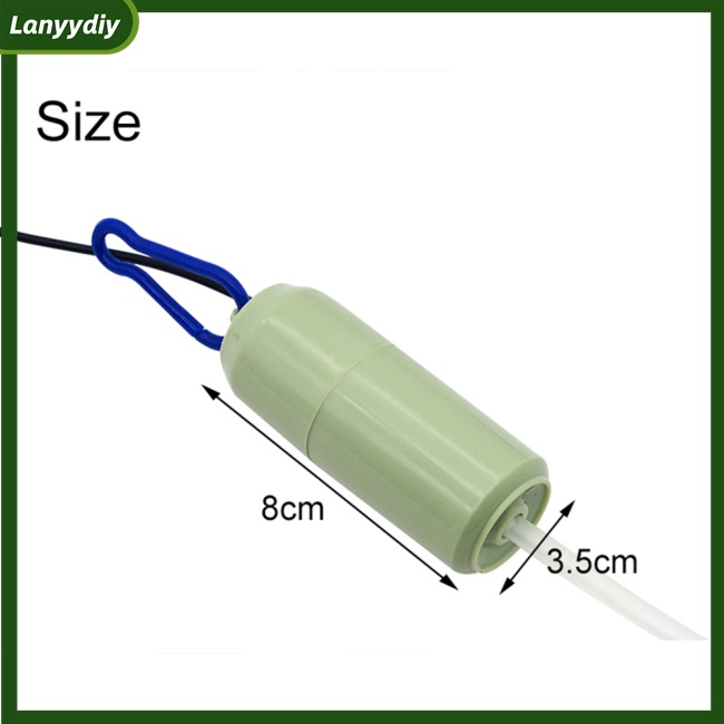 Máy Bơm Oxy Mini Siêu Êm Sạc Usb Tiết Kiệm Năng Lượng Cho Bể Cá