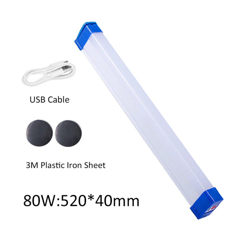 ✨Hàng Có Sẵn Áo Thun In Hình✨Đèn LED Khẩn Cấp 17 / 32 / 52cm 30w / 60w / 80w Kèm Phụ Kiện