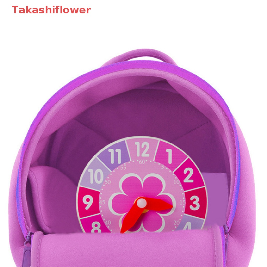 (Takashiflower) Đồng Hồ Đồ Chơi Bảng Hoạt Động Cảm Biến Montessori DIY Cho Bé