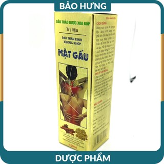 Dầu xoa bóp thảo dược mật gấu giảm nhức xương khớp, dây thần kinh - Chai 100ml