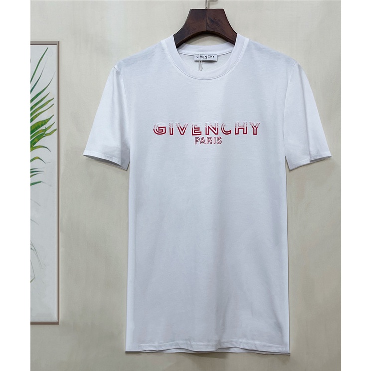 Áo Thun cotton Tay Ngắn Cổ Tròn In Họa Tiết monogram Thời Trang Mùa Hè Cho Nam Giới G1venchy Size S-4XL