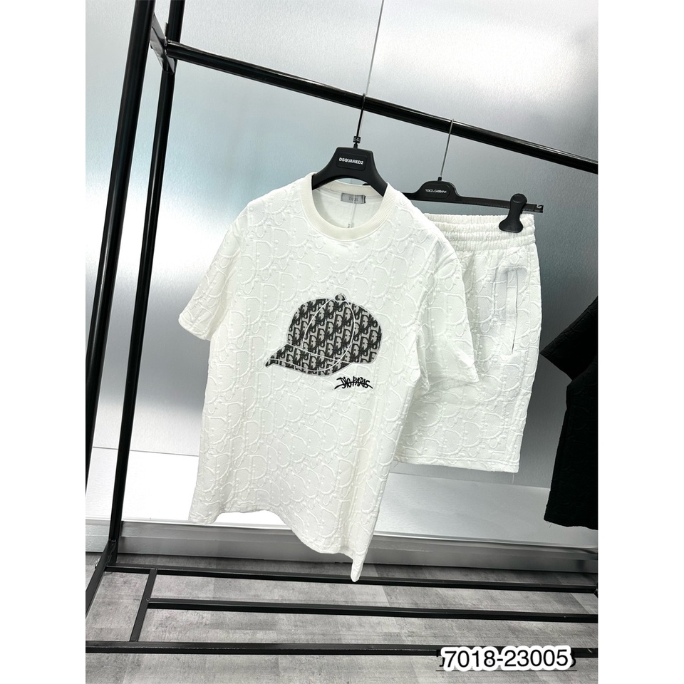 Bộ Quần Áo DI-OR Nam Thêu Họa Tiết Mũ Cao Cấp - Quần Áo Nam DI-OR Dập Vân Nổi Cực Đẹp