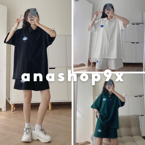 Set quần áo đùi mùa hè form rộng ANASHOP9X