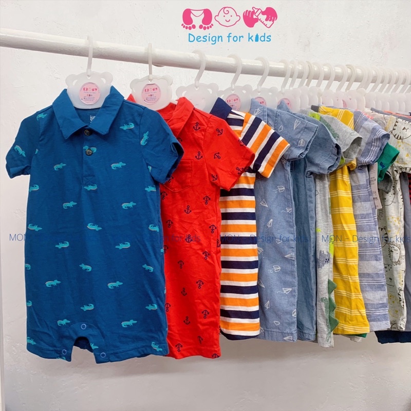 (Size 18-24m) Bộ body đùi romper xuất dư Car.ter's cho bé trai (chọn mẫu)
