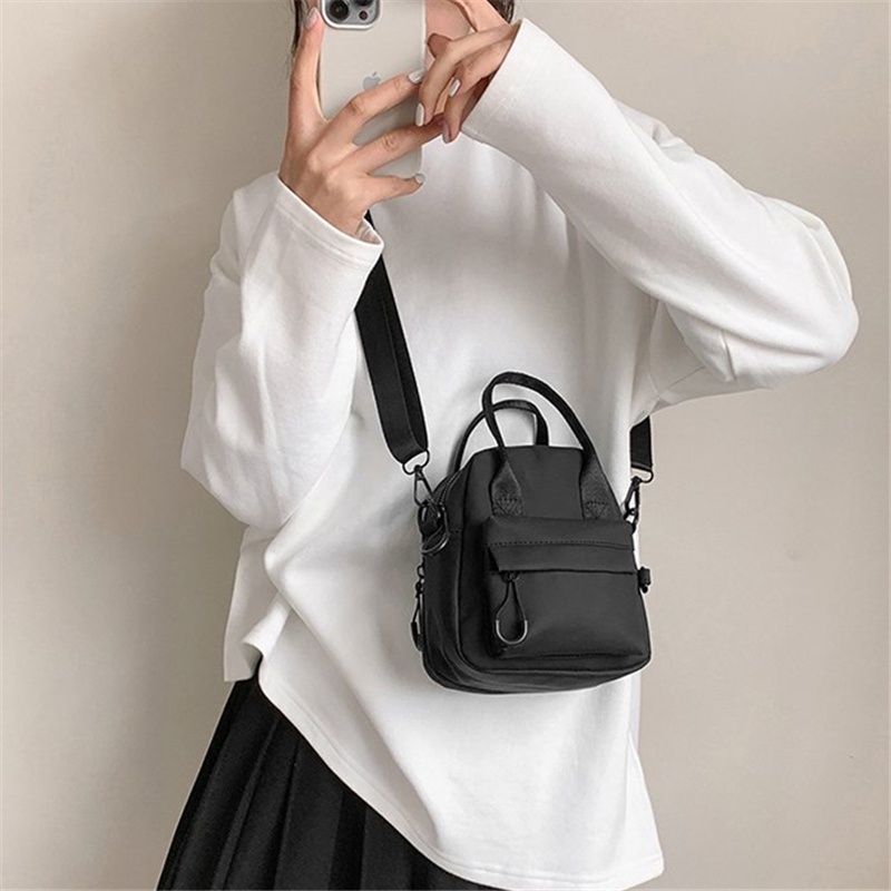 Túi Xách Canvas Dễ Phối Đồ Thời Trang Harajuku Cho Nữ