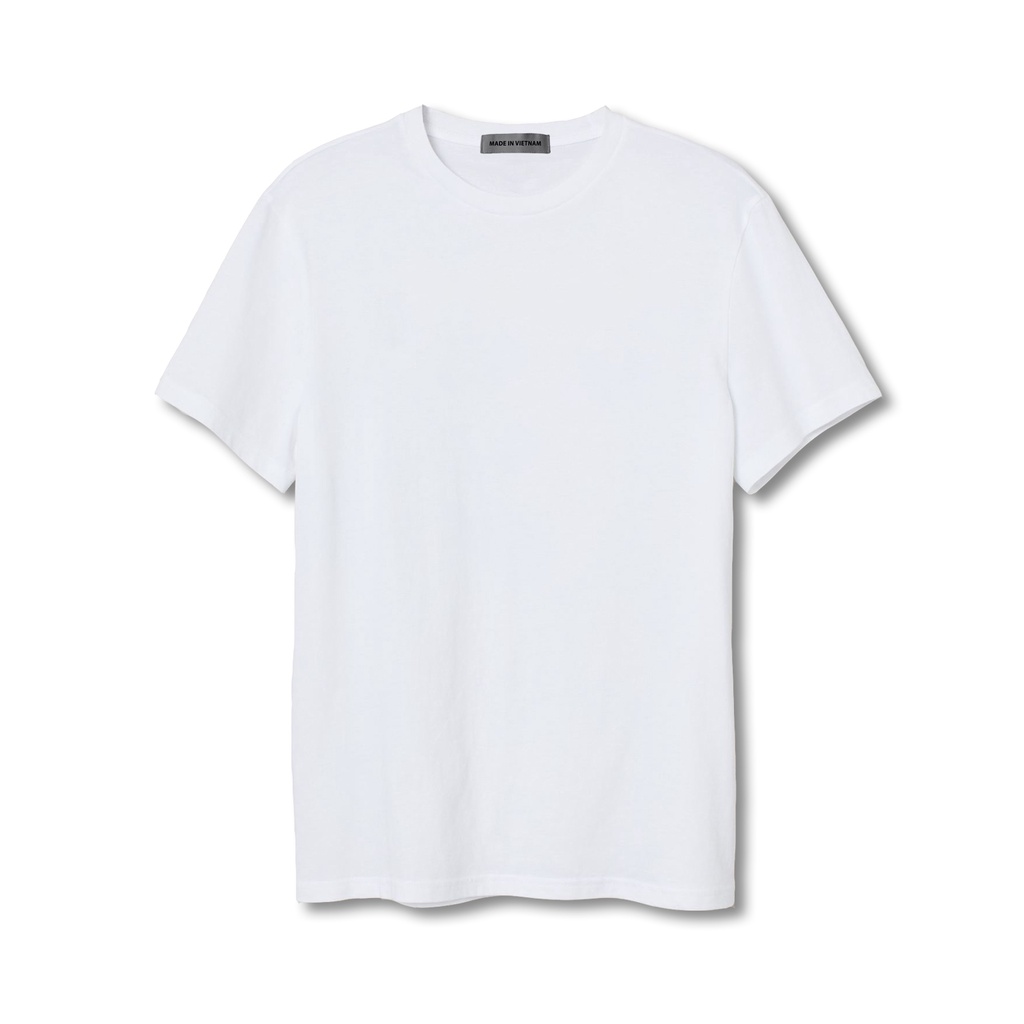 Áo thun trơn nam nữ Basic tay ngắn form rộng Unisex