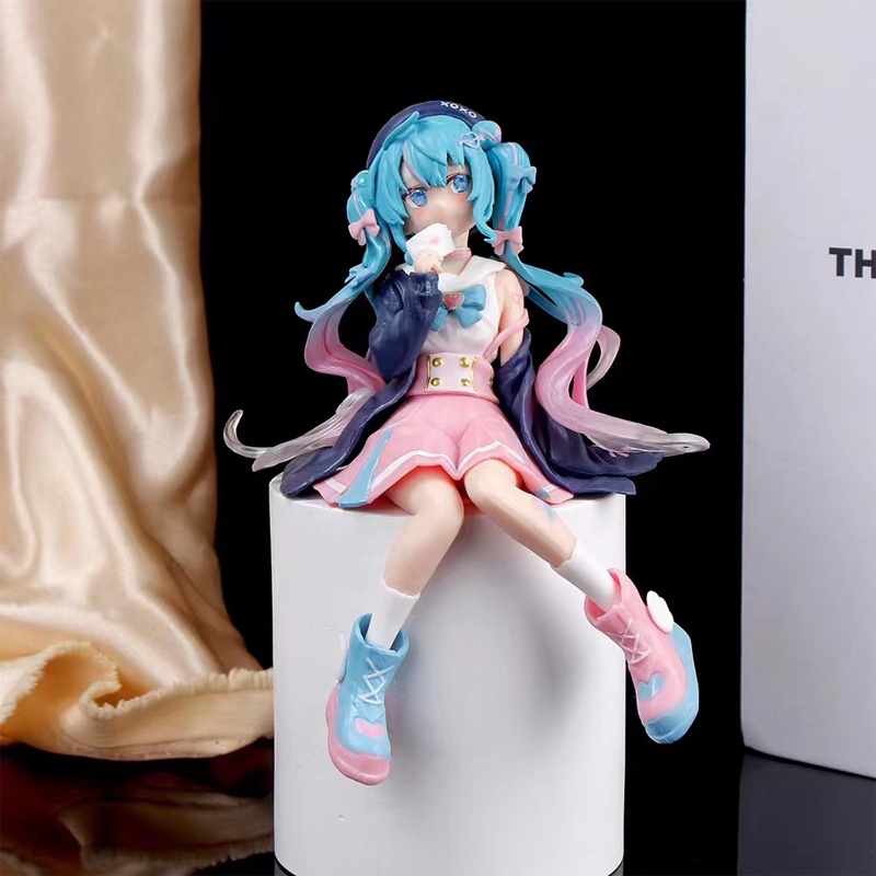 Mô Hình Búp Bê Hatsune Miku Sakura Bằng PVC 14-23cm 8 Kiểu Dáng Tùy Chọn