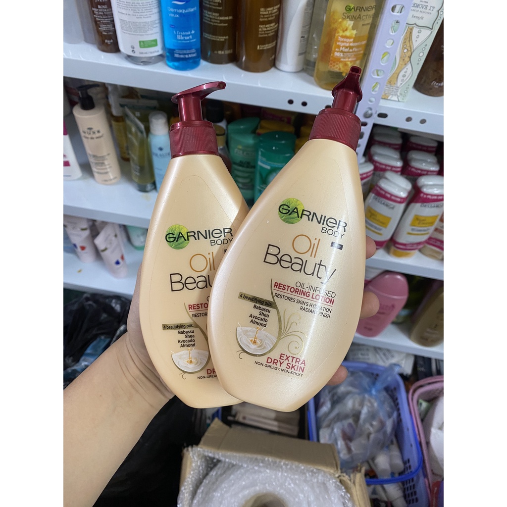 Dưỡng thể Garnier Body Oil Beauty